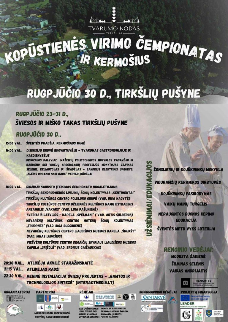 KOPŪSTIENĖS VIRIMO ČEMPIONATAS IR KERMOŠIUS!