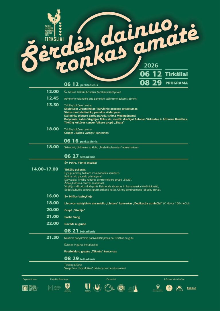 Šėrdės dainuo, ronkas amatė!