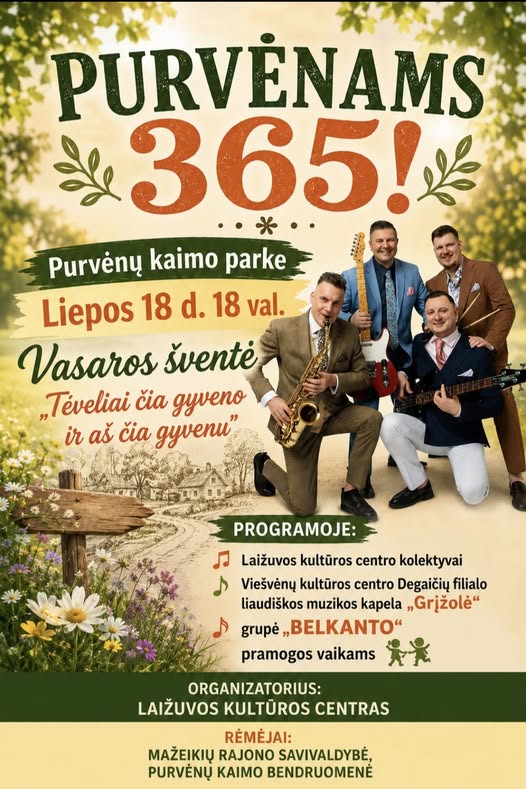 PURVĖNAMS 365!