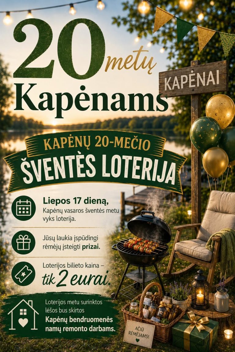 Kapėnų bendruomenės 20 metų veiklos jubiliejus