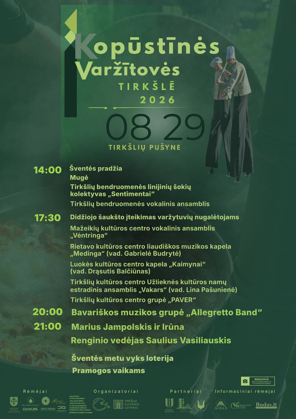 KOPŪSTĪNĖS VARŽĪTOVĖS / TIRKŠLĒ / 2026
